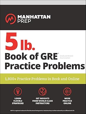 5 lb. Book of SAT Practice Problems by Manhattan Prep