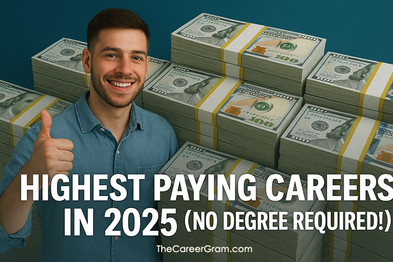 Highest Paying Careers in 2025 (No Degree Required!)