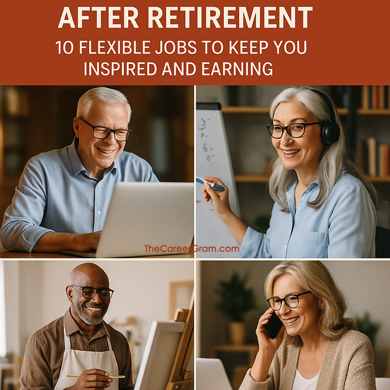 Second Careers After Retirement: 10 Flexible Jobs to Keep You Inspired and Earning